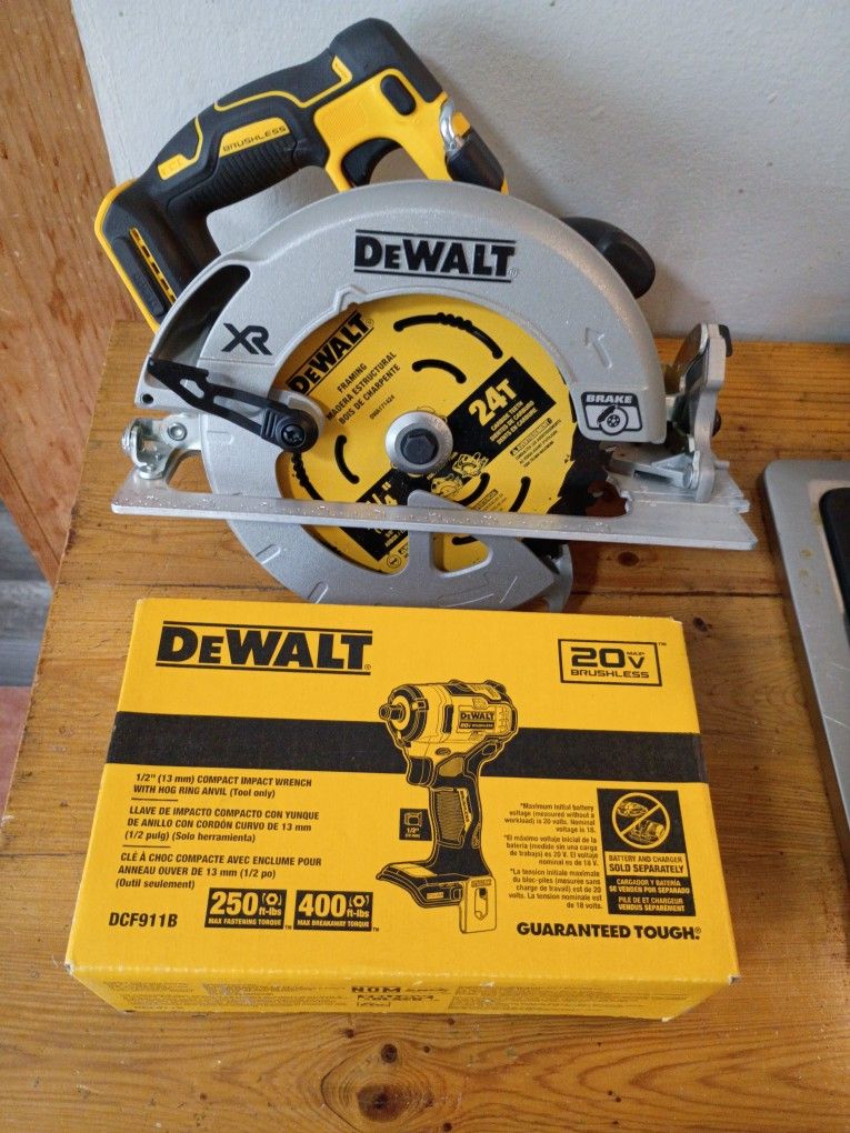 DeWalt Impact Wrench & Circular Saw