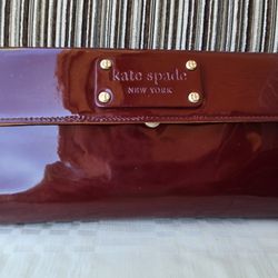 Kate Spade Burgundy/Red Patent Leather 