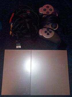 PS2 PlayStation 2 (silver, slim)