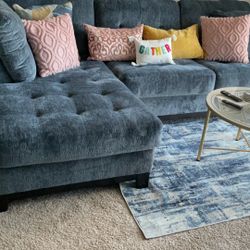 Blue Corner Couch