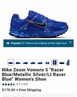 Blue Vomero size 8.5 women