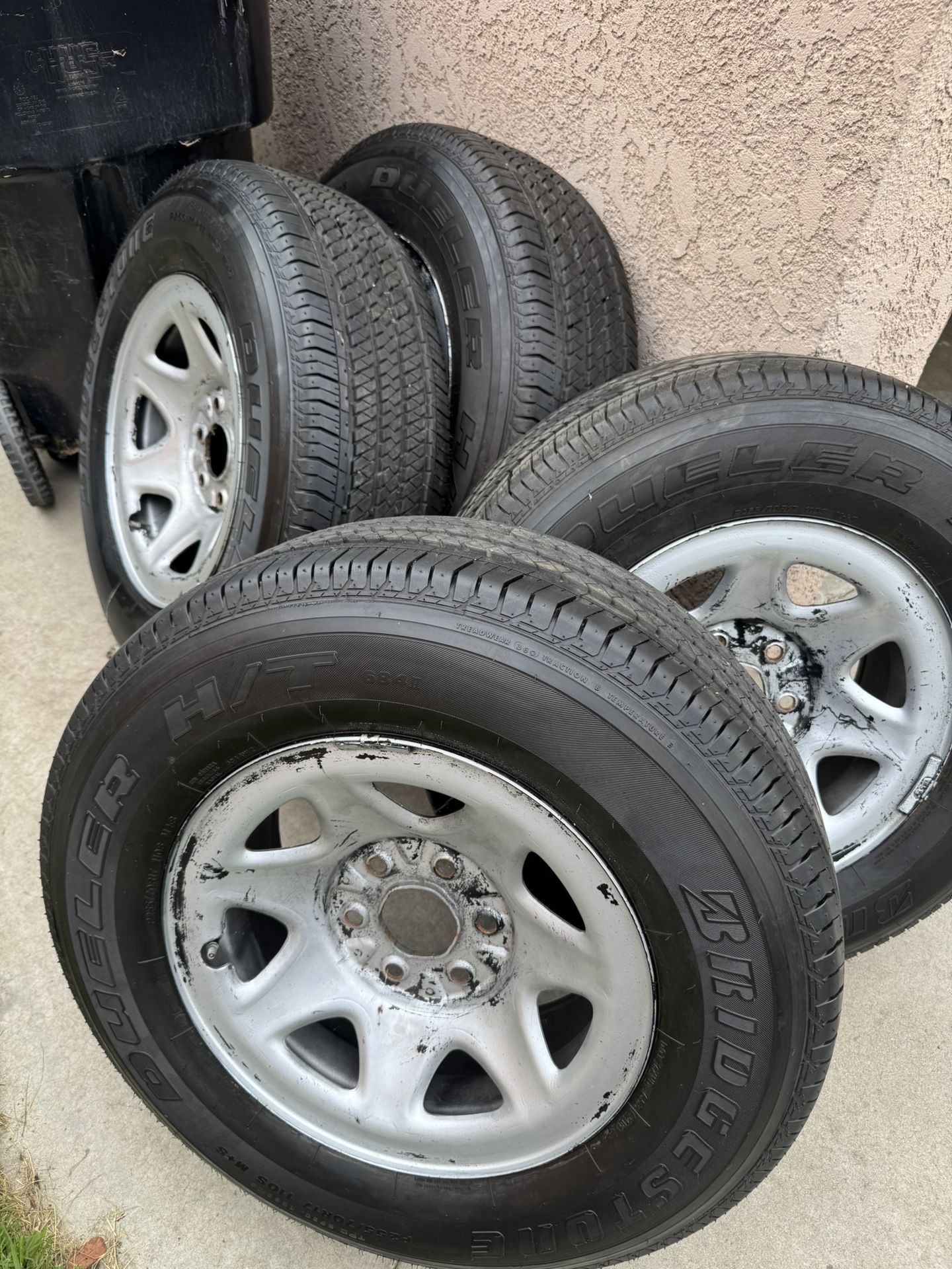 17” OEM Chevy Wheels And Tires