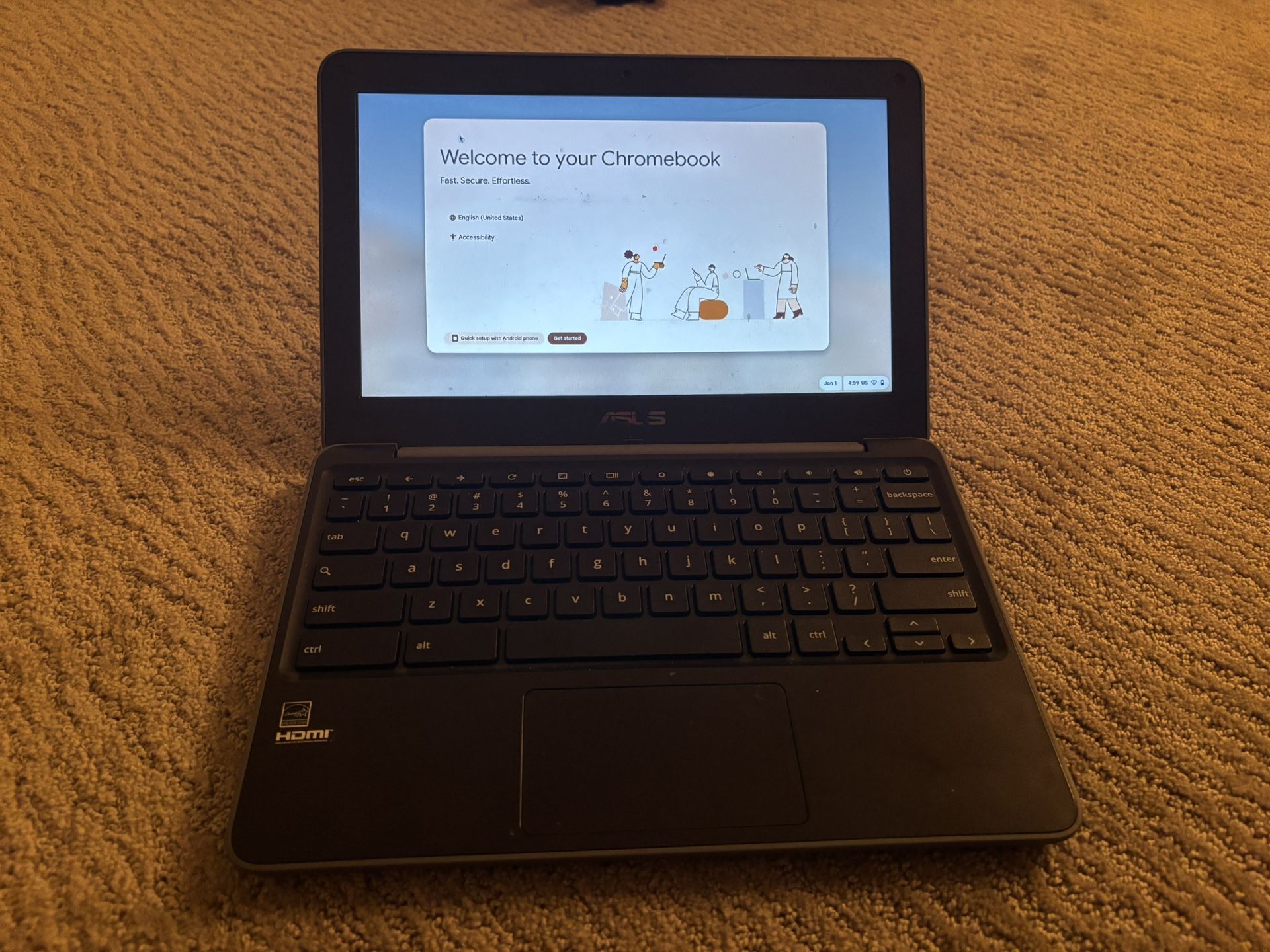 Asus Chromebook Laptop Kids Safe School