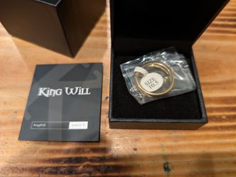 King Will 4mm size 10.5 Gold Band
