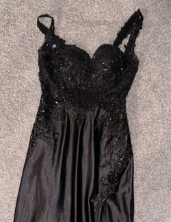 Black Corset Prom Dress