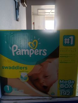 Pampers 192 count size 1 $40
