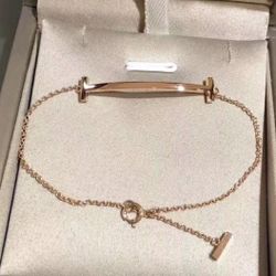 Smile 18K Rose Gold Bracelet Women Rose Gold