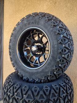 Golf Cart Wheels And Tires For Lifted Golf Cart 