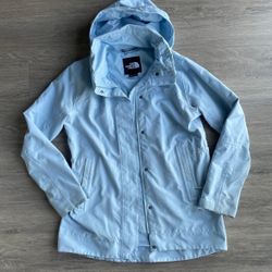 North Face Baby Blue Parka