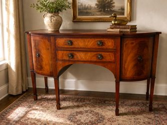 Antique buffet crest sideboard solid wood