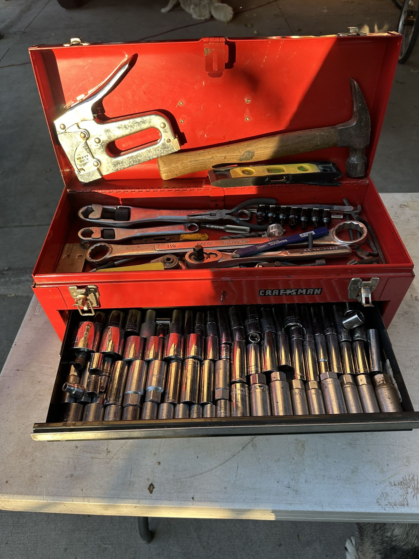 Craftsman Tool Box With Craftsman Tools
