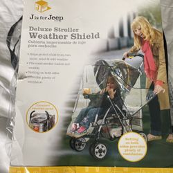 J is for Jeep Deluxe Stroller Weather Shield