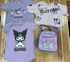 Kuromi Girls Tees & Lunchbag