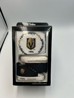 NHL Las Vegas Golden Knights baby Bib And Pre Walker Shoe Set 0-6 Months New In Box