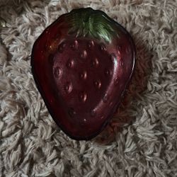 Strawberry Jewelry Dish