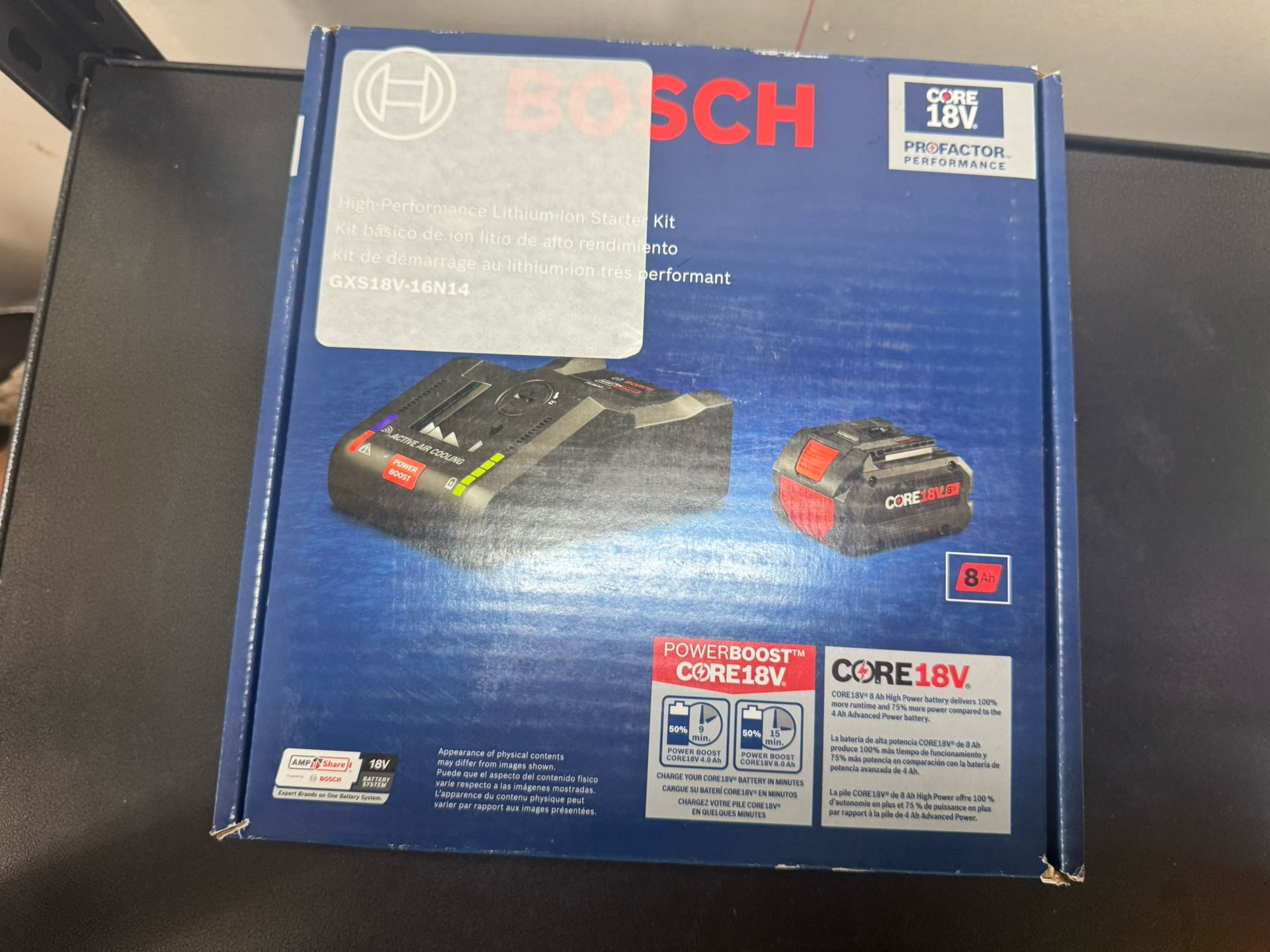 Bosch GXS18V-16N14 Battery Charger - Black