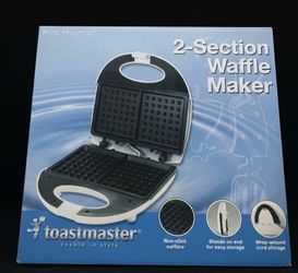Toastmaster 2-Section Waffle Maker