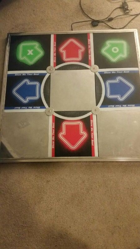 Metal DDR dance pad!