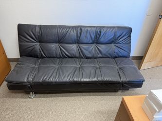 Leather futon