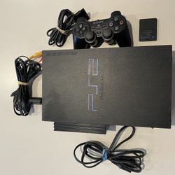 PlayStation 2 PS2 SCPH-50001 Game console with cable and 1 controller