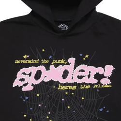 Sp5der P*nk Hoodie ‘Black’