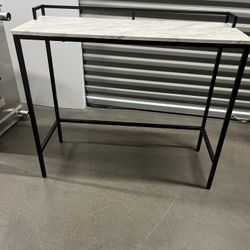 White Marble Console Table
