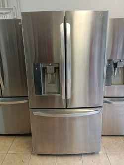 LG REFRIGERATOR FRENCH DOOR STAINLESS STEEL