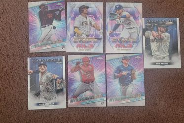Topps Chrome MLB Cards Lot