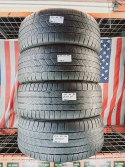🇺🇸 4 USED TIRES P275/55R20 GOODYEAR EAGLE LS-2 ALL SEASON TOURING 275 55 20