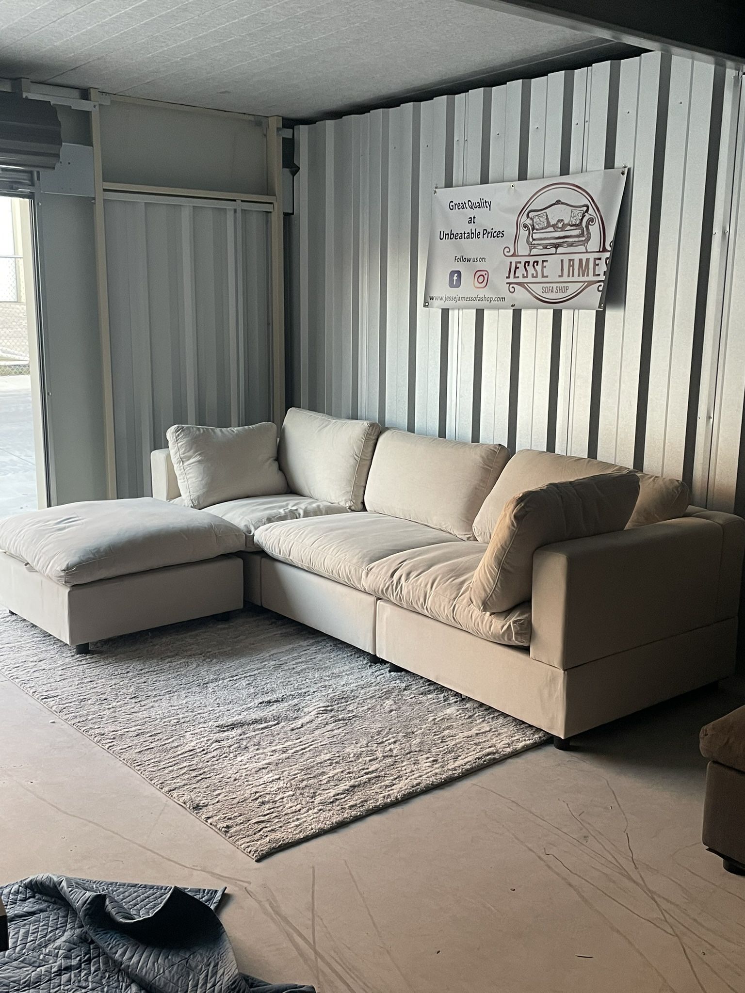 Cloud Couch - Delivery and Financing Available (Price $1195)