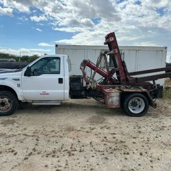 F550 Dump Truck -dumpster Bin Carrier
