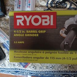 Ryobi  4 1/2" Wheels,with Receipt n Warranty For 3 Yrs