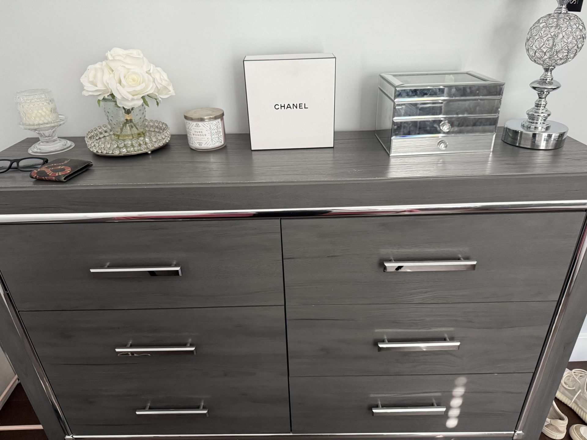 Grey Bedroom Set Everything Included Full-Size