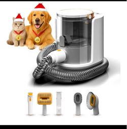 Pet Grooming Vacuum Kit with 5 Professional Tools