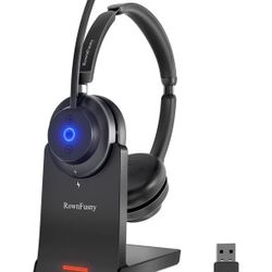 Bluetooth Wireless Headset with Mic for Work