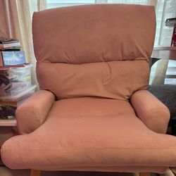 Brand New  Pink Oversized Reclinable Oversized Chair