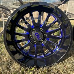 Purple Rims For Chevy Or Ram 20x12