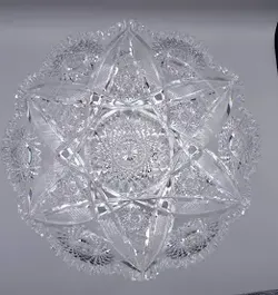 Crystal Serving Plate $18