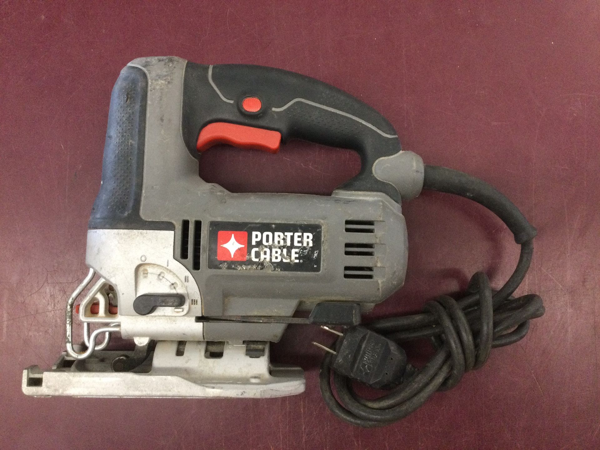 Porter Cable Jig Saw Heavy Duty Tool-less Blade Change And Table Tilt