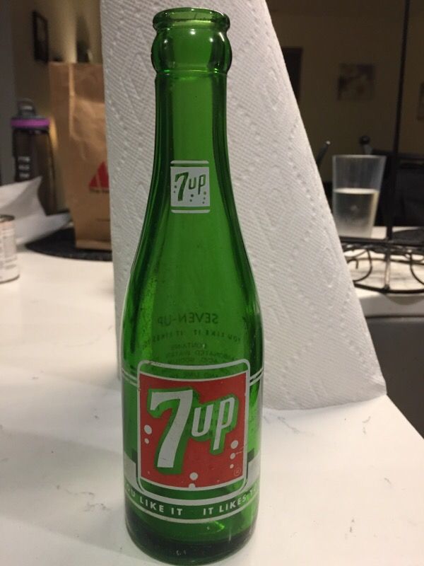 Madison, WI 1961 7 Up Bottle