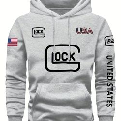 Men’s Large New Hooded Sweatshirt Grey