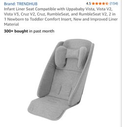 Infant Liner Seat Compatible with Uppababy Vista, Vista V2, Vista V3, Cruz V2, Cruz, RumbleSeat, and RumbleSeat V2,m