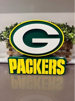 Green Bay Packers 3D Logo Display Sign
