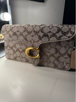 Coach rhinestone tabby bag
