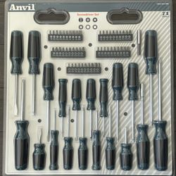 ANVIL 71 PEICE SCREWDRIVER SET NEW