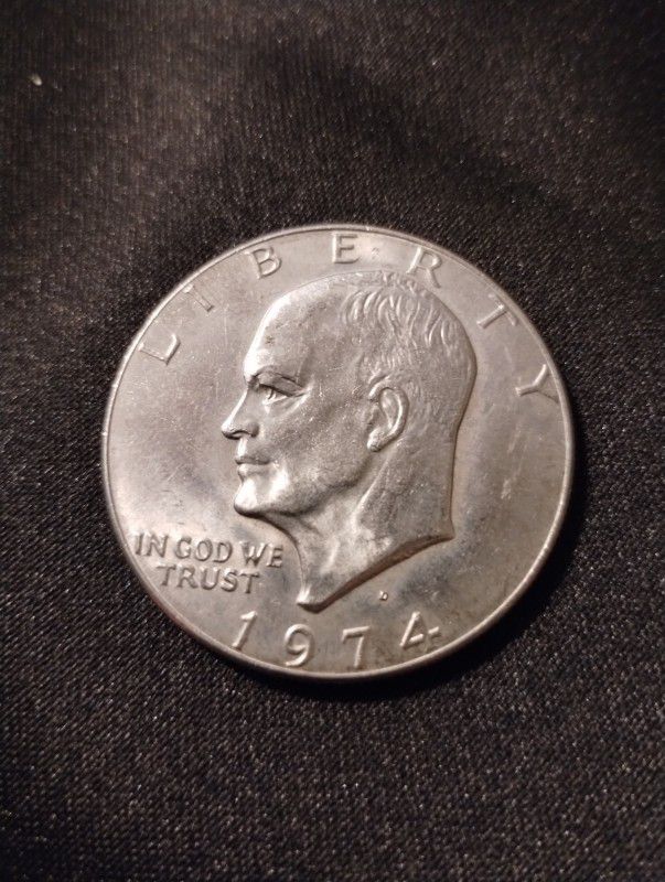 1974 Silver BU Dollar "D" Mint & FREE COINS!!!