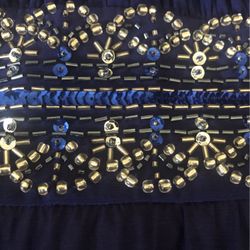 Navy blue Women Gown