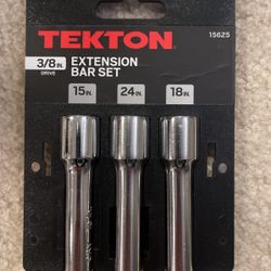 Tekton 3/8 Extension Bar Set