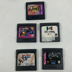 Lot of 5 Sega Game Gear Games Cartridges Only