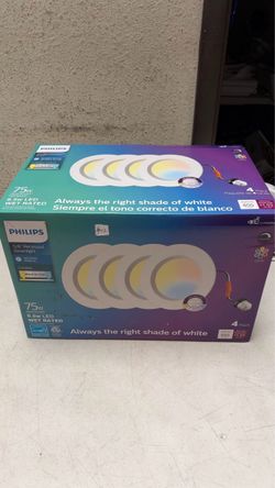 Philips 5/6" Downlight led light 4pk